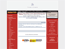Tablet Screenshot of cabinaslunasa.com